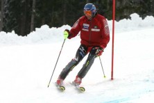 Ivica Kostelic - trening slalomu