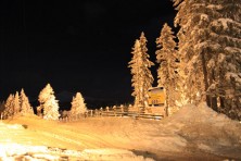 Katschberg nocą (Austria)