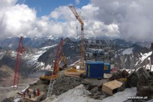 Nowa gondola na lodowcu Pitztal