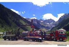 Nowa gondola na lodowcu Pitztal