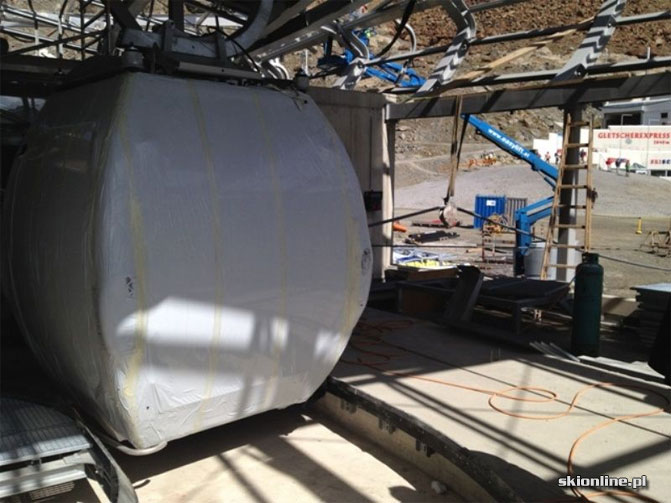 Galeria: Nowa gondola na lodowcu Pitztal
