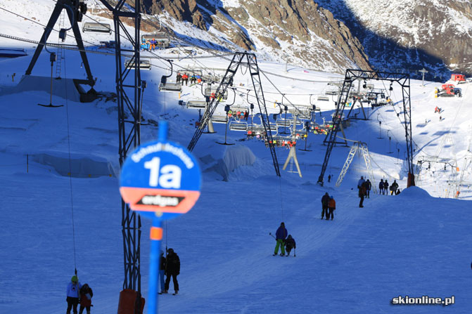 Galeria: Listopadowe narty na lodowcu Stubai