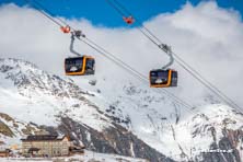 Kolej 3S Eisgratbahn na lodowiec Stubai