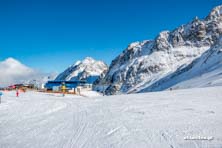 Narty w chmurach - lodowiec Stubai