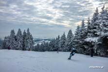 Ski centrum Říčky w Czechach - luty 2017