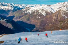 Baqueira w dolinie Val d’Aran w Hiszpanii