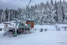 Czarna Góra na biało - warunki 11.02.2017