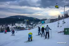 Czarna Góra na biało - warunki 11.02.2017