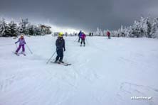 Czarna Góra na biało - warunki 11.02.2017