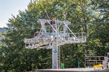 Czarny Groń - budowa 4-os. kolei sierpień 2015
