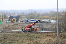 Dębowiec - budowa ośrodka narciarskiego XI 2012
