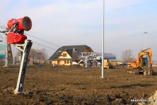 Dębowiec - budowa ośrodka narciarskiego 26 XI 2012