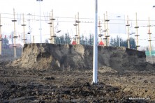 Dębowiec - budowa ośrodka narciarskiego 26 XI 2012