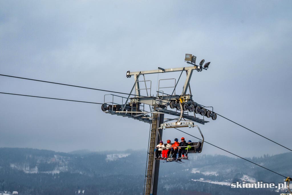 Galeria: Złoty Groń - warunki narciarskie 20.02.2016