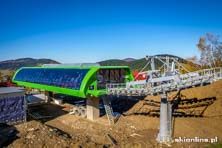 Stacja Kasina-Ski - budowa nowej, 6-os. kolei