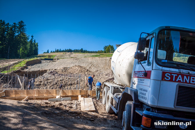 Galeria: Pilsko, Korbielów budowa krzesła 7.09.3012