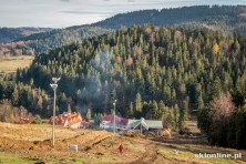 Pilsko, Korbielów budowa krzesła 8.11.2013