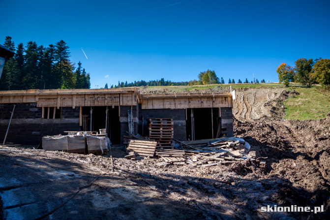 Galeria: Pilsko, Korbielów budowa krzesła 29.09.2012