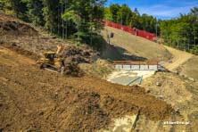 Beskid Sport Arena - budowa czarnej trasy