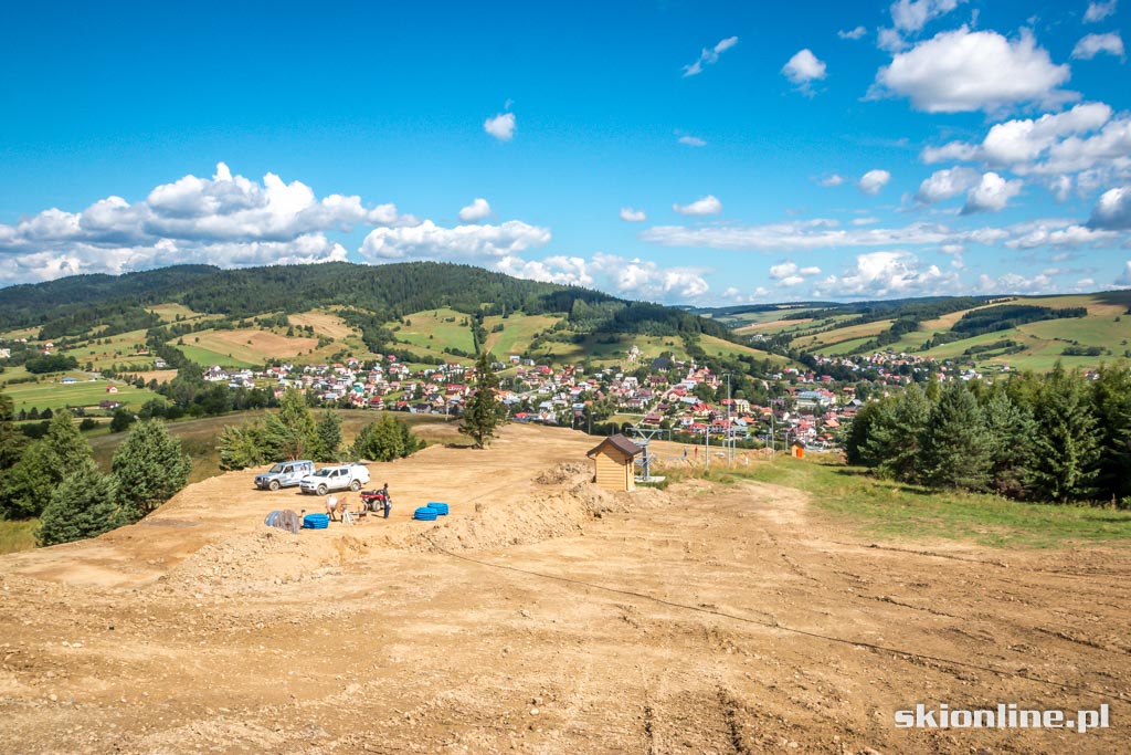 Galeria: Tylicz MasteSki - budowa nowej 4-os. kolei