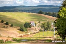 Ski Arena Zieleniec - budowa czerwonej kanapy