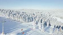 Zieleniec Ski Arena z drona