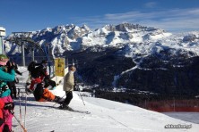 Na nartach z Madonny di Campiglio do Pinzolo