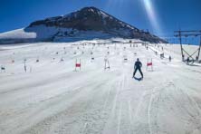 Lodowiec Passo Stelvio - Stilfser Joch we Włoszech