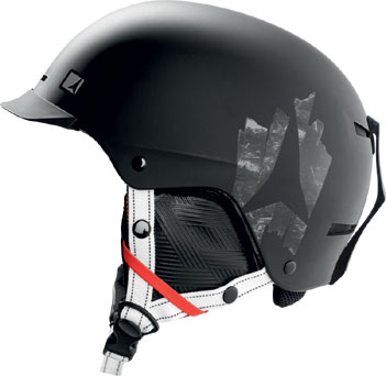 kaski narciarskie Atomic TROOP BRIM BLACK