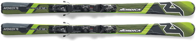 narty Nordica AVENGER 78 CA EVO + N ADV P.R. EVO GREEN