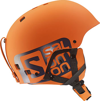 kaski narciarskie Salomon BRIGADE ORANGE MATT