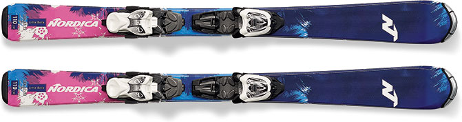 narty Nordica LITTLE BELLE FASTRAK + M 4.5 FASTRAK