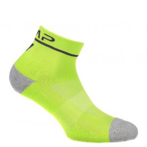 CMP Skarpety biegowe CMP COTTON (limeade-antracite)