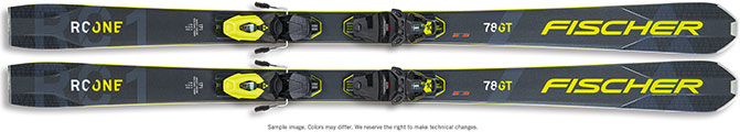 narty Fischer RC ONE 78 GT + RSW10 11 BLACK