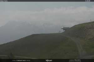 Kamera Val di Fiemme Bellamonte-Alpe Lusia Arrivo Seggiovia Campo Cune