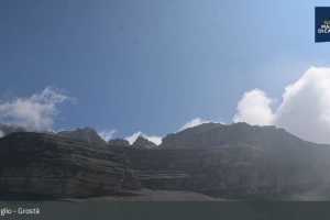 Kamera Val Rendena Madonna di Campiglio Grosta Sessellift - Talstation (LIVE Stream)
