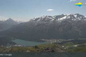 Kamera St. Moritz/Engadyna  Corviglia (LIVE Stream)