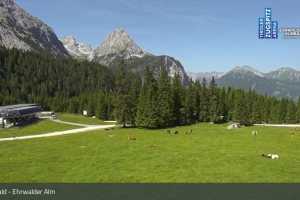 Kamera Tiroler Zugspitzbahn  Ehrwalder Alm (LIVE Stream)