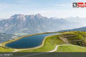 Kamera Saalbach Hinterglemm Leogang Fieberbrunn Skicircus Saalbach - FlyingCam (LIVE Stream)