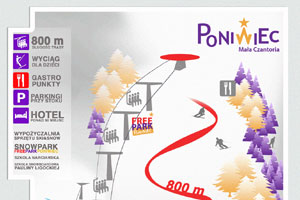 Ośrodek narciarski Ustroń Poniwiec Mała Czantoria, Beskid Śląski Ośrodek narciarski Ustroń Poniwiec Mała Czantoria, Beskid Śląski