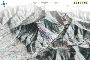 Ośrodek narciarski Szczyrk Biały Krzyż, Beskid Śląski Ośrodek narciarski Szczyrk Biały Krzyż, Beskid Śląski