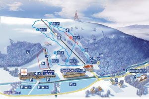 Ośrodek narciarski Istebna Zagroń, Beskid Śląski Ośrodek narciarski Istebna Zagroń, Beskid Śląski