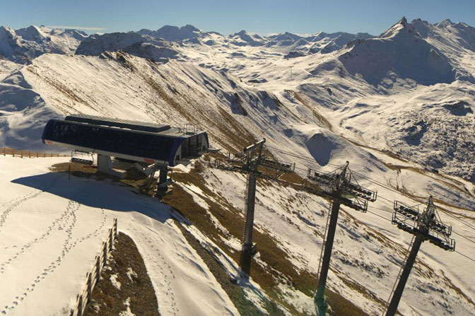 Lodowiec Tignes Lodowiec Tignes