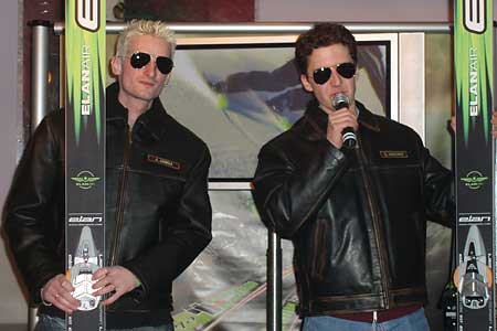 Jakub Janda i Simon Ammann fot. skionline.pl Jakub Janda i Simon Ammann fot. skionline.pl