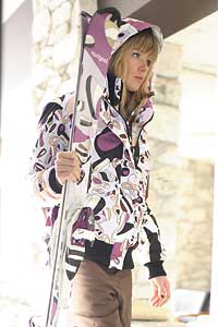 Model z kolekcji Rossignol Emilio Pucci Model z kolekcji Rossignol Emilio Pucci