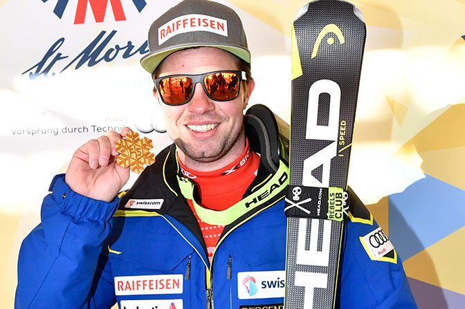 Beat Feuz fot. Head Beat Feuz fot. Head