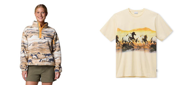 Bluza Helvetia II Printed Cropped Half Snap i koszulka Explorer Canyon SS Tee Bluza Helvetia II Printed Cropped Half Snap i koszulka Explorer Canyon SS Tee