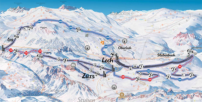 Lech - Zürs, White Ring Lech - Zürs, White Ring