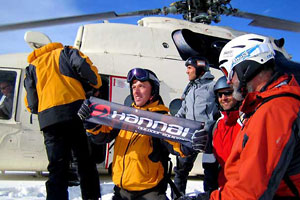 Heli skiing w Gruzji