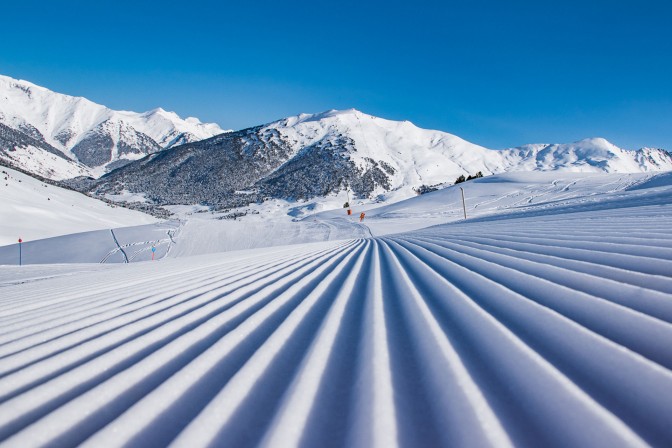 Baqueira Beret w dolinie Val d